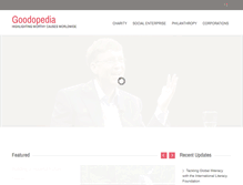 Tablet Screenshot of goodopedia.com